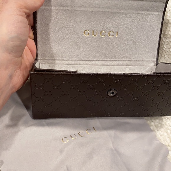 Gucci clear lens reading glasses with case - Picture 7 of 8